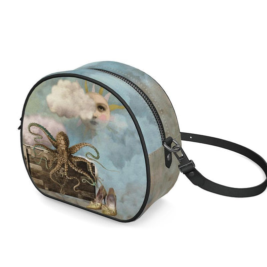 Woman Goes Swimming Fantasy Circle Bag